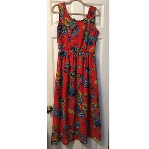 5 for $25! Floral Print Maxi Summer Dress